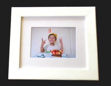 frame made from sides of baby gate