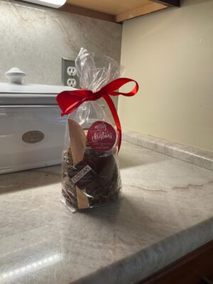 gift package with jam knife